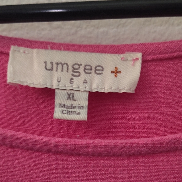 Umgee Vibrant Pink A-Line Skirt Size XL Used - Picture 2 of 12